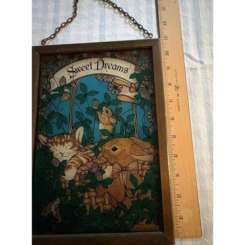 Vintage Yorkraft Hanging Glass Sun Catcher 1978 